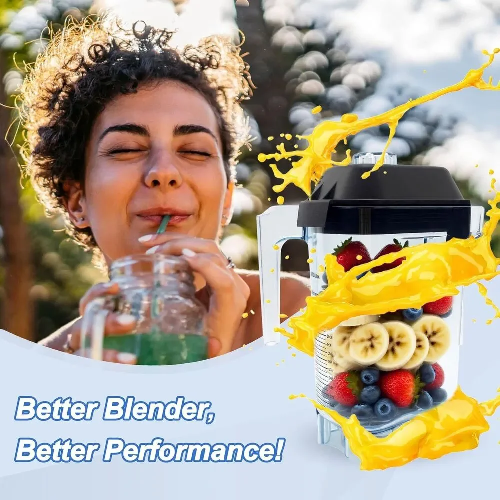 48 oz Blender Pitcher Replacement Triangle Bs Vitamix Quiet One & Advance Series